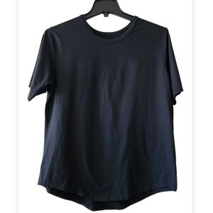 Zyia Active Shirt Womens XXXL Black Cloud Short Sleeve Tee Stretch Athletic